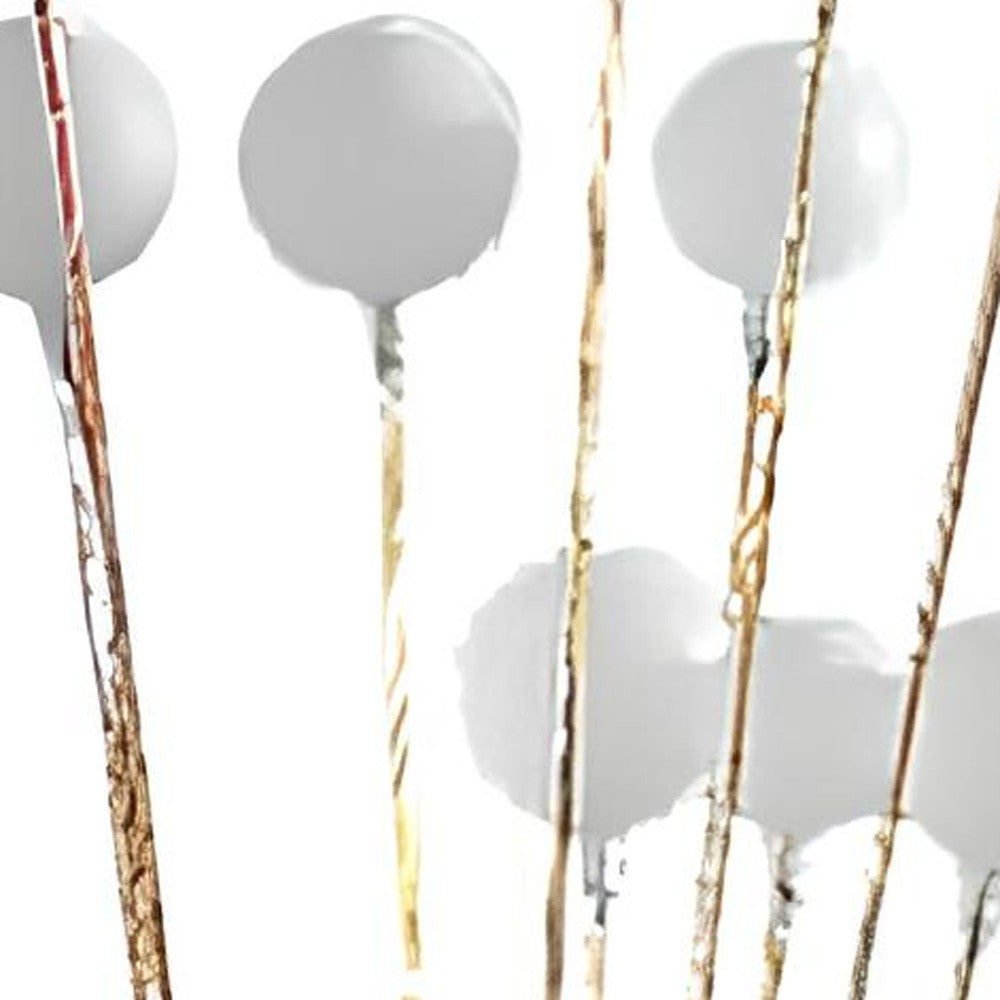 62" Yellow 16 LED Novelty Floor Lamp With White - Lighting