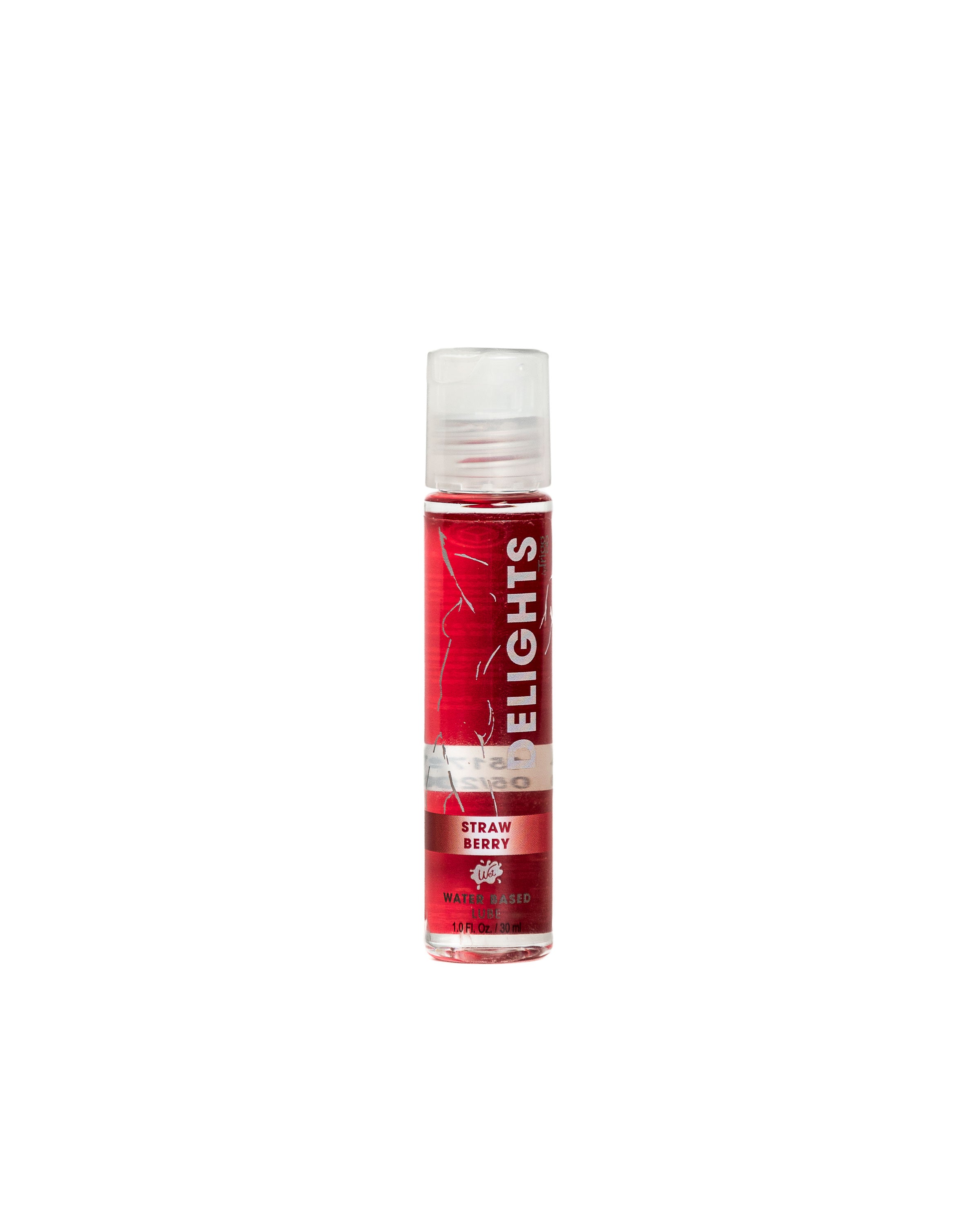 Delights Water Based - Strawberry - Flavored Lube Oz - GreatEagleInc