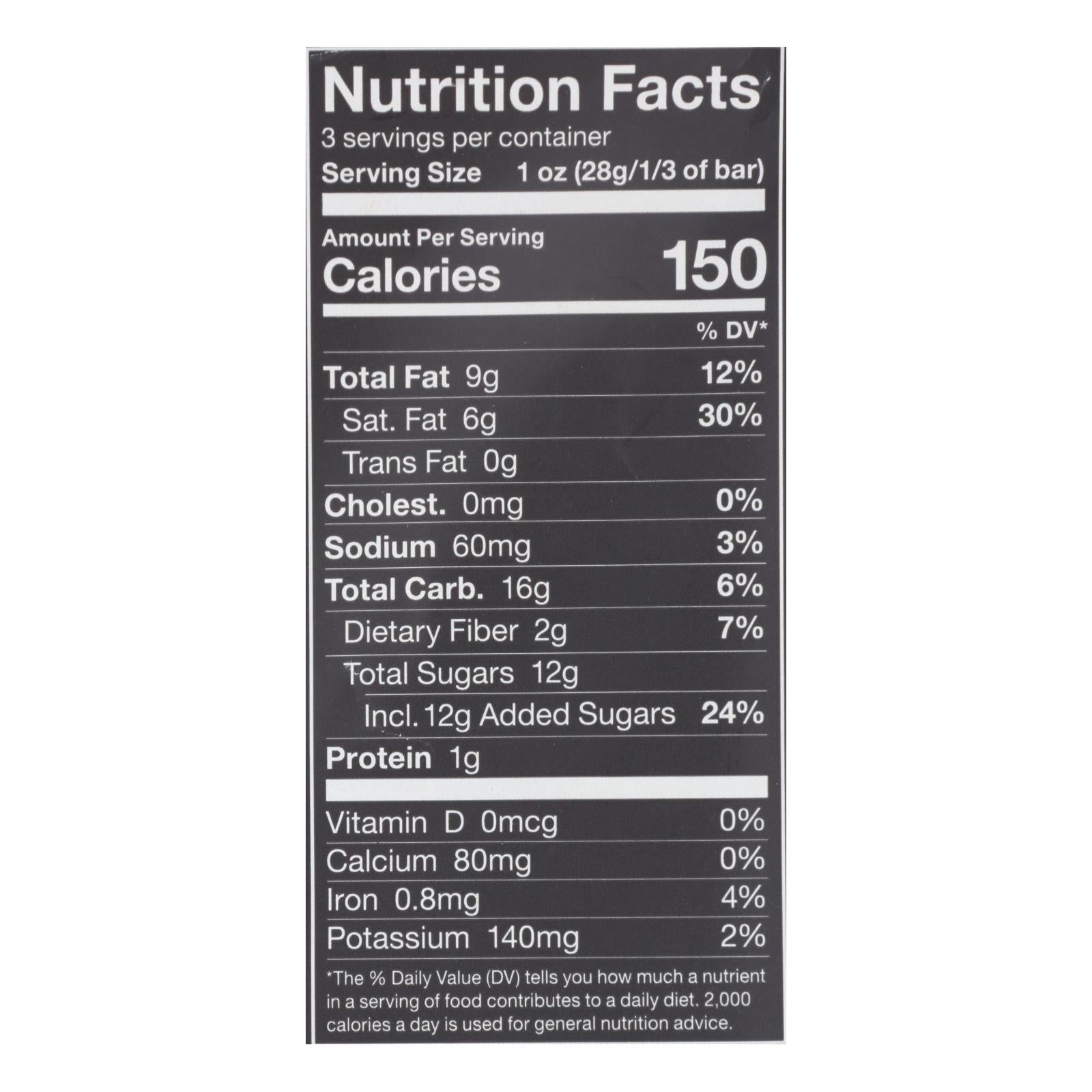 Endangered Species Chocolate Bar - Dark Chocolate - Caramel - Sea Salt - 3 Oz - Case Of 12 - GreatEagleInc