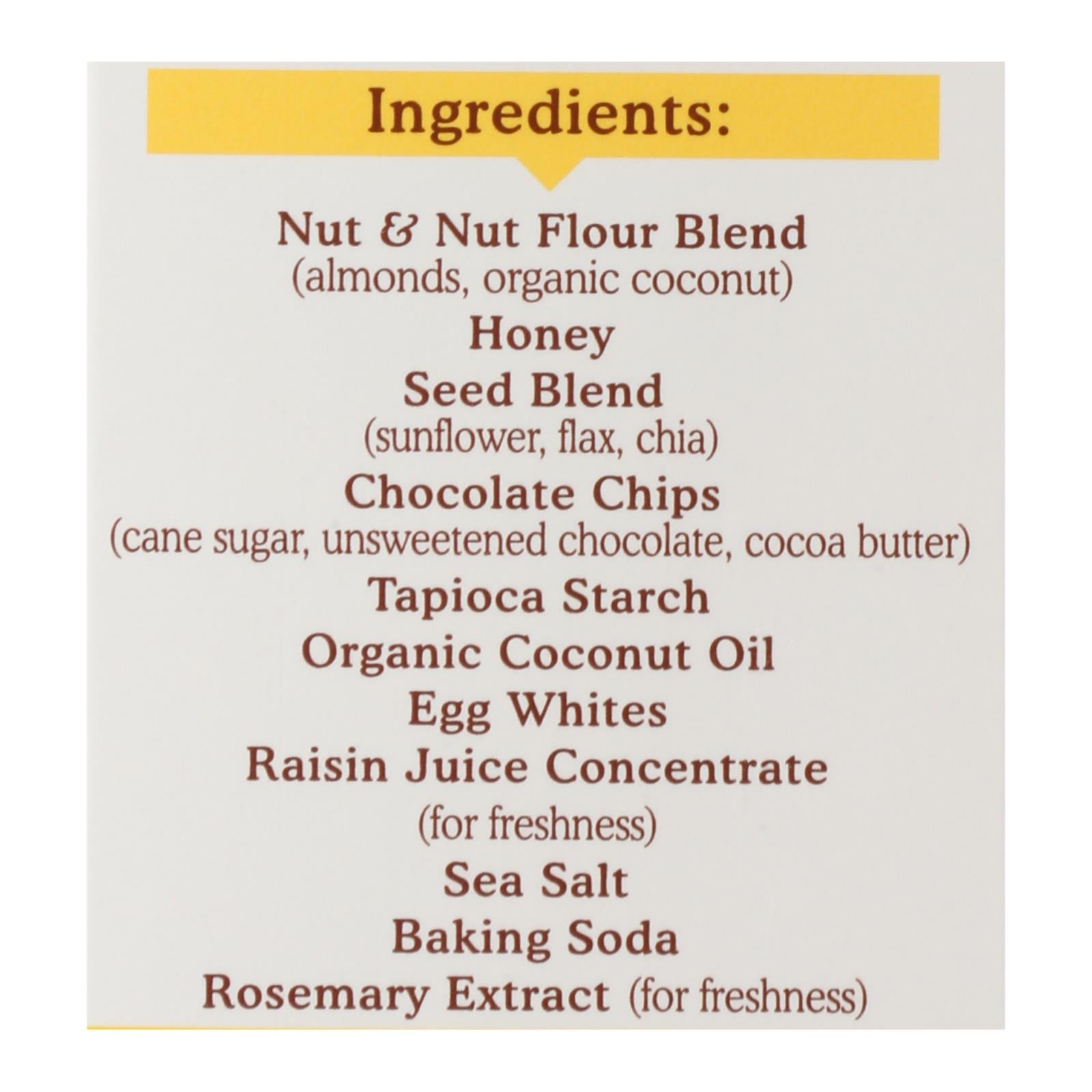 Simple Mills - Bar Sft Baked Dark Chocolate Almond - Case Of 6 - 5.99 Oz - GreatEagleInc