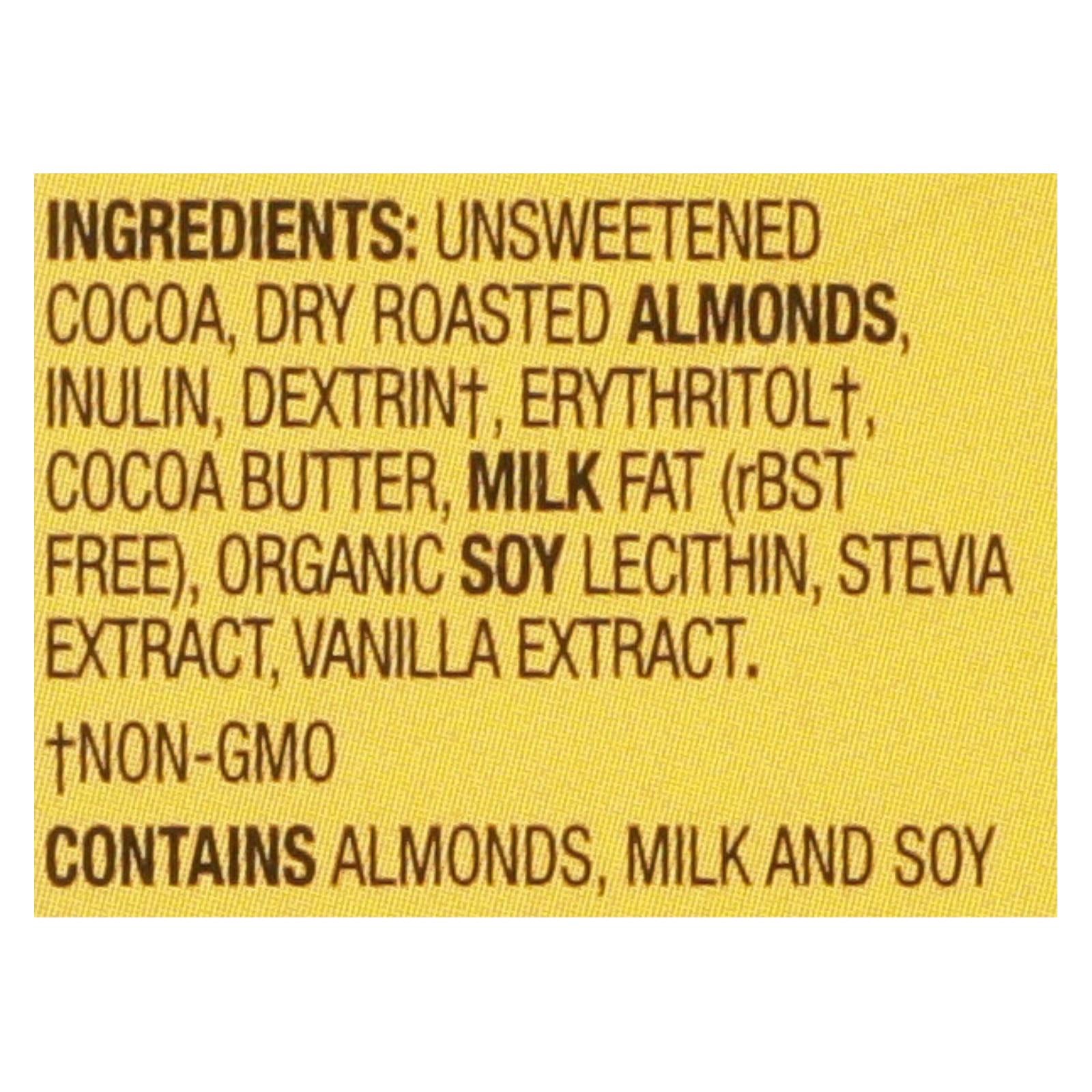 Lily's Sweets Chocolate Bar - Dark Chocolate - 55 Percent Cocoa - Almond - 3 Oz Bars - Case Of 12 - GreatEagleInc