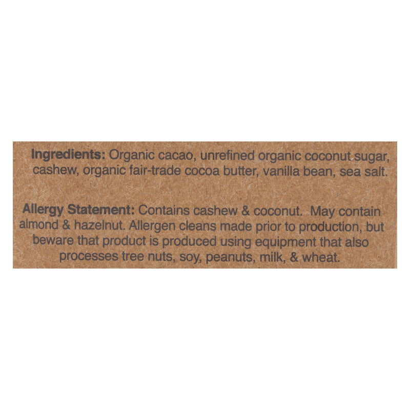 Hu - Dark Chocolate Bar Cashew Butter Vanilla - Case Of 12-2.1 Oz - GreatEagleInc