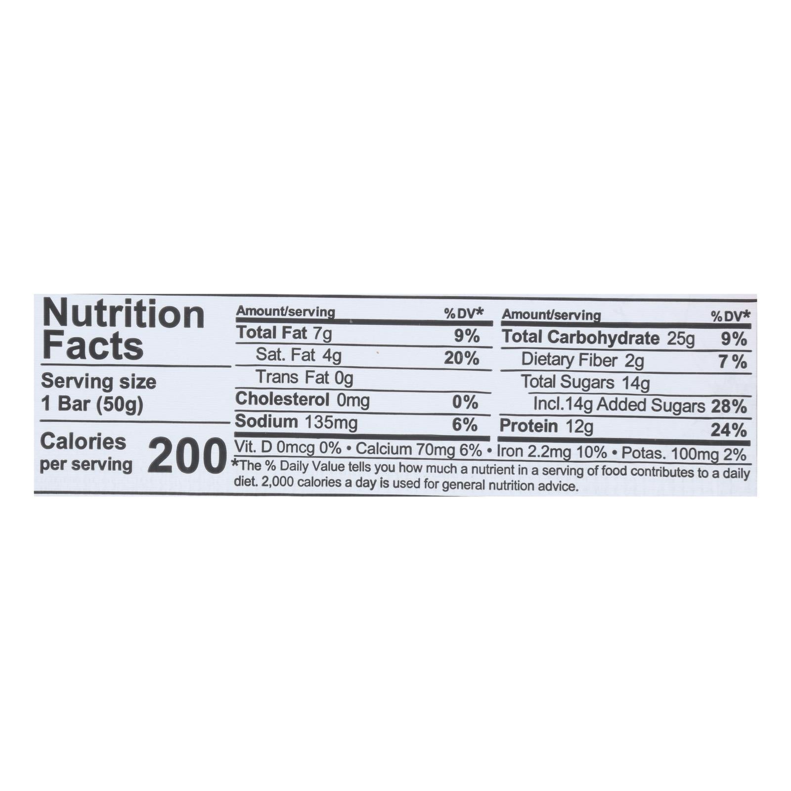 Nugo Nutrition Bar - Dark - Chocolate Chocolate Chip - 50 G - Case Of 12 - GreatEagleInc