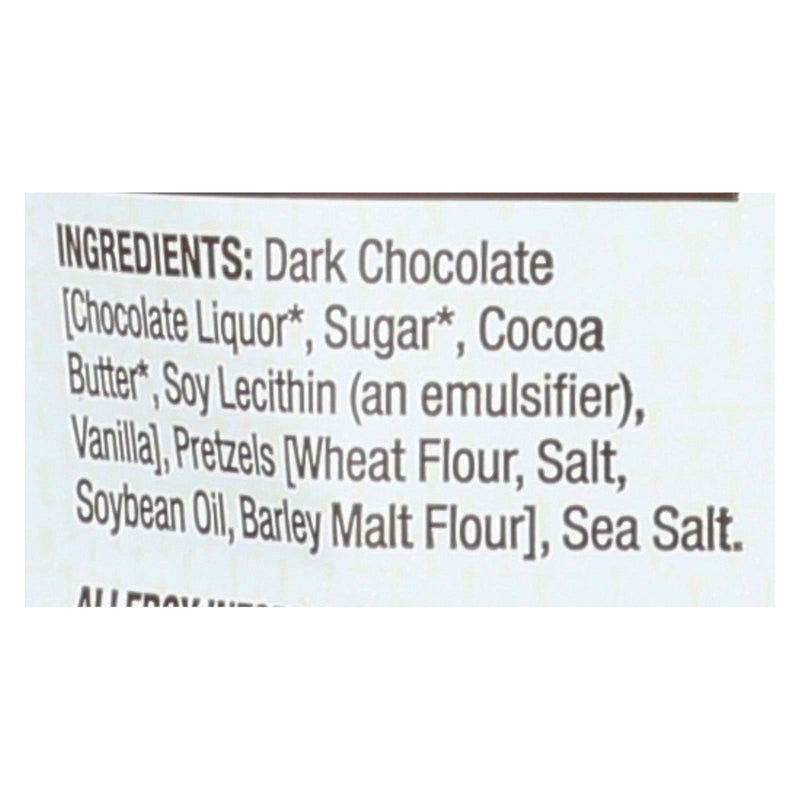 Bark Thins Snacking Dark Chocolate Pretzel - Sea Salt - Case Of 9 - 10 Oz. - GreatEagleInc