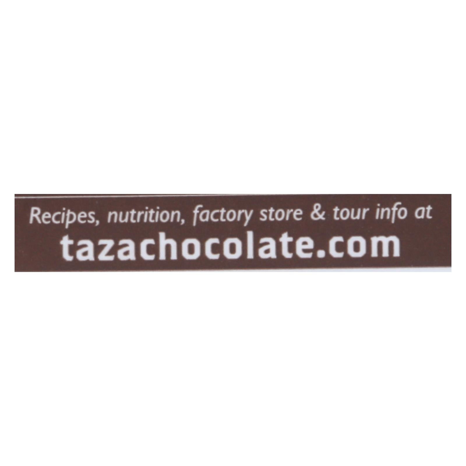 Taza Chocolate Organic Chocolate Mexicano Discs - 100 Percent Dark Chocolate - Cacao Puro - 2.7 Oz - Case Of 12 - GreatEagleInc