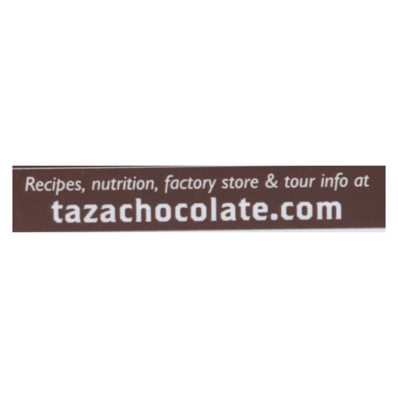 Taza Chocolate Organic Chocolate Mexicano Discs - 100 Percent Dark Chocolate - Cacao Puro - 2.7 Oz - Case Of 12 - GreatEagleInc