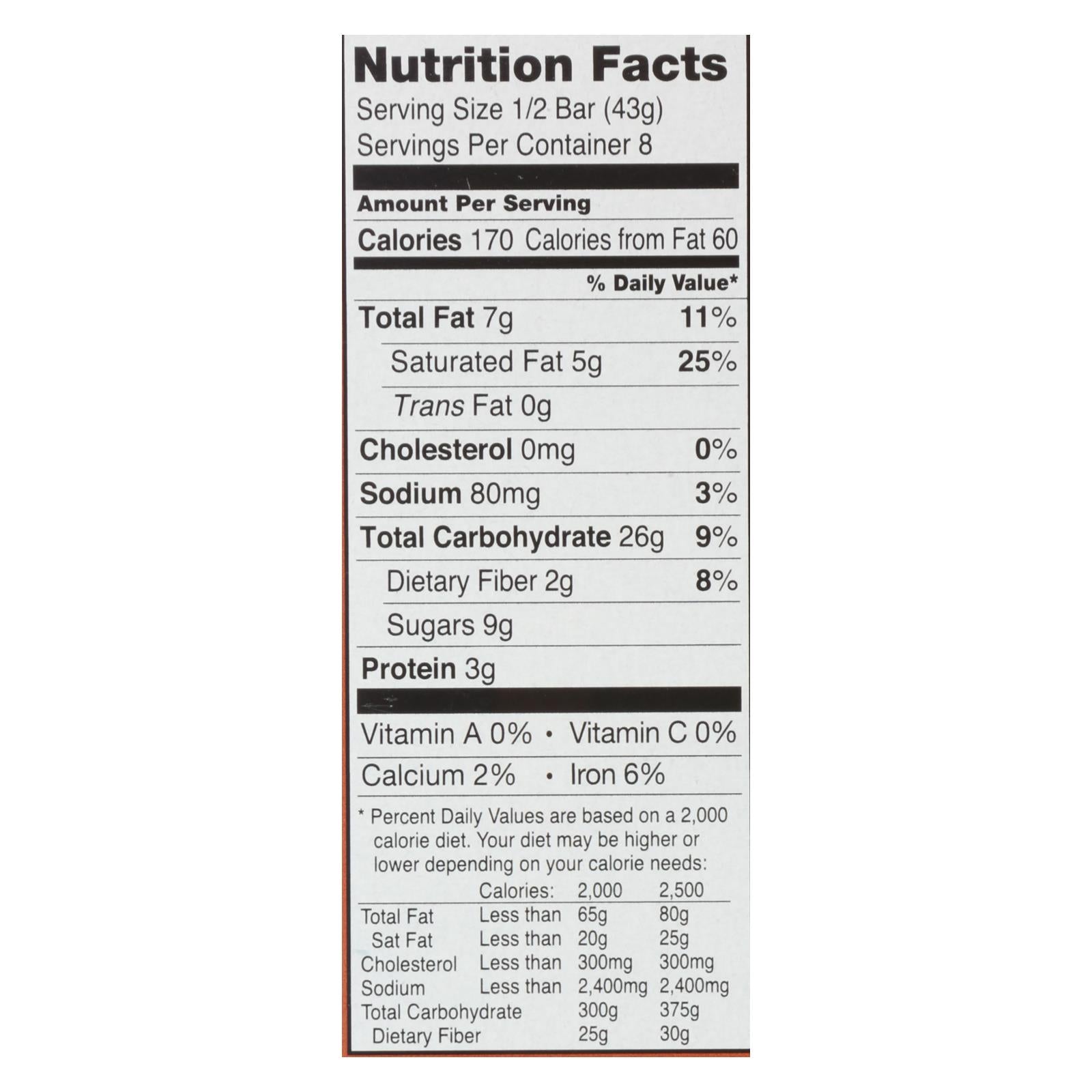 Bobo's Oat Bars - Oat Bar - Chocolate Chip - Case Of 6 - 4 Pk - GreatEagleInc