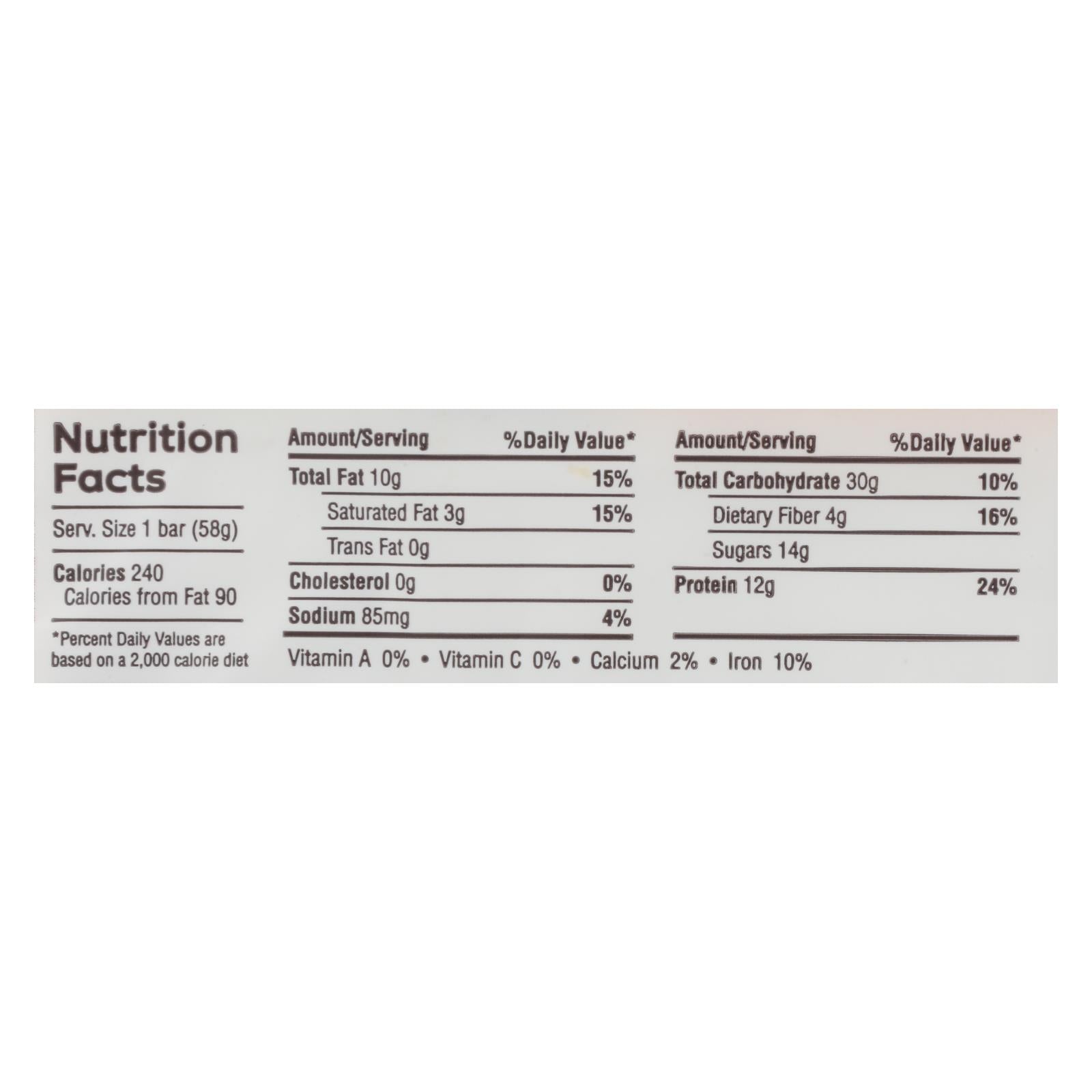 The Gluten Freeb Bar - Chocolate Peanut Butter - Gluten Free - Case Of 12 - 2.05 Oz - Eco-Friendly Home & Grocery