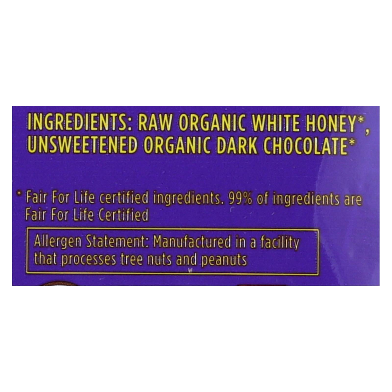 Heavenly Organics Candy Chocolate Honey Patties Double Dark Chocolate  - Case Of 6 - 4.66 Oz - GreatEagleInc