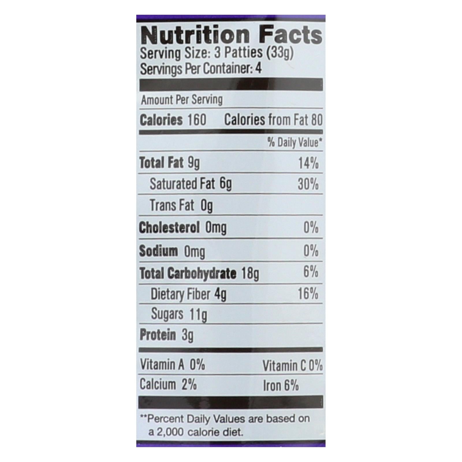 Heavenly Organics Candy Chocolate Honey Patties Double Dark Chocolate  - Case Of 6 - 4.66 Oz - GreatEagleInc