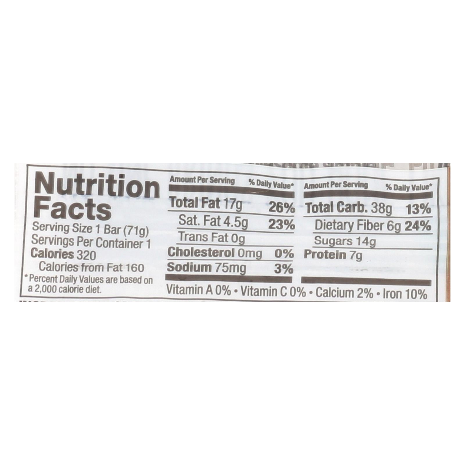 Bobo's Oat Bars - Oat Bar - Peanut Butter Filled Chocolate Chip - Case Of 12 - 2.5 Oz - GreatEagleInc