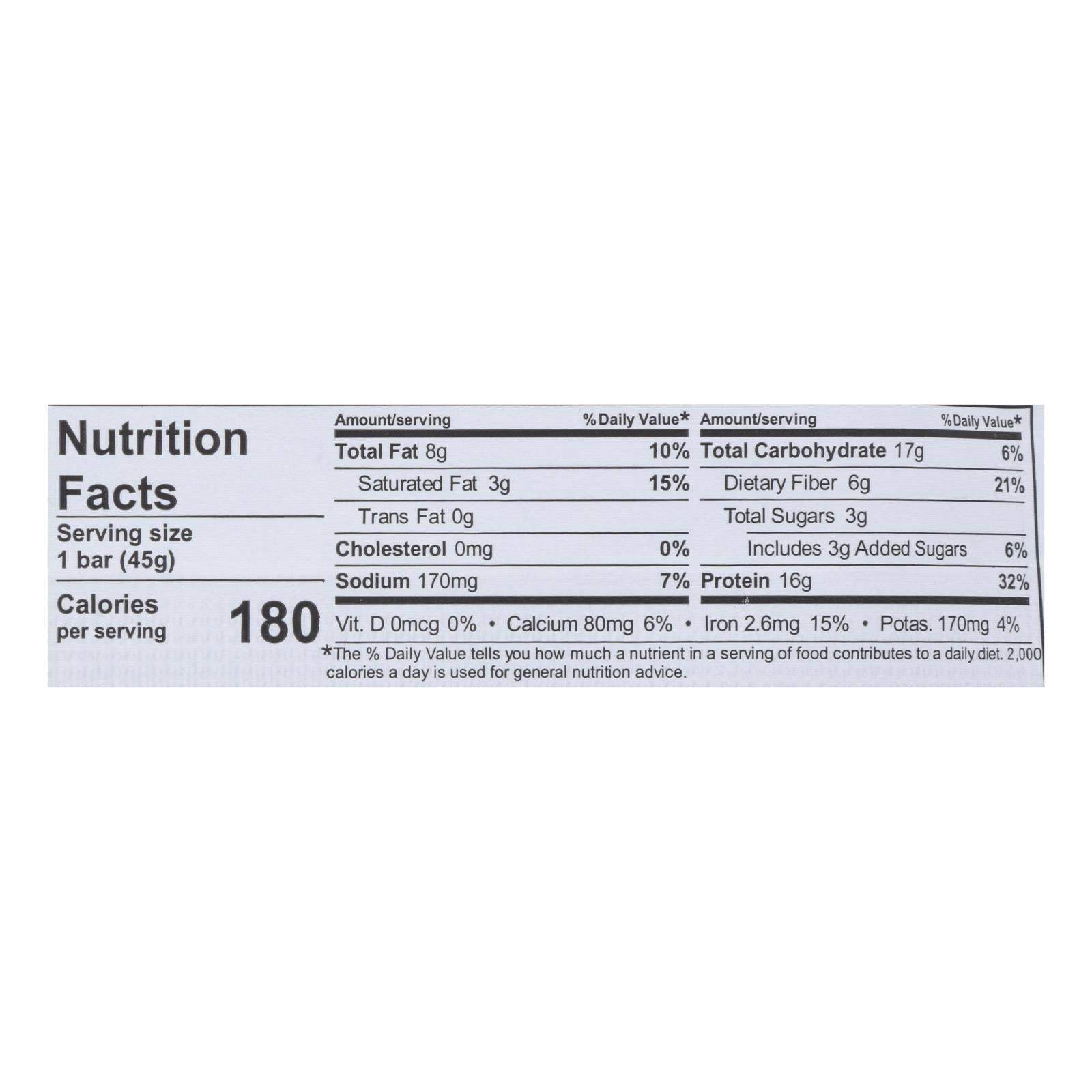 Nugo Nutrition Bar - Slim - Crunchy Peanut Butter - 1.59 Oz Bars - Case Of 12 - GreatEagleInc