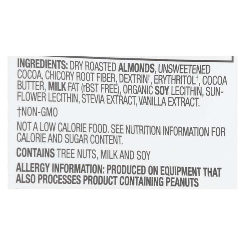 Lily's Sweets - Cvrd Almond Dark Chocolate Stevia - Case Of 12 - 3.5 Oz - GreatEagleInc