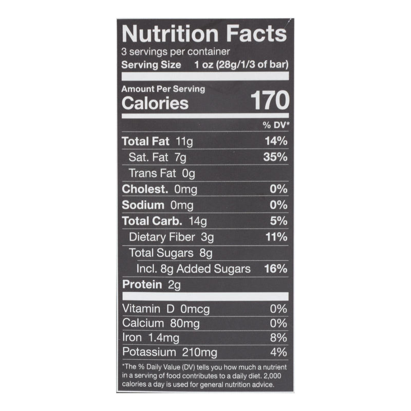 Endangered Species Natural Chocolate Bars - Dark Chocolate - 72 Percent Cocoa - Cacao Nibs - 3 Oz Bars - Case Of 12 - GreatEagleInc