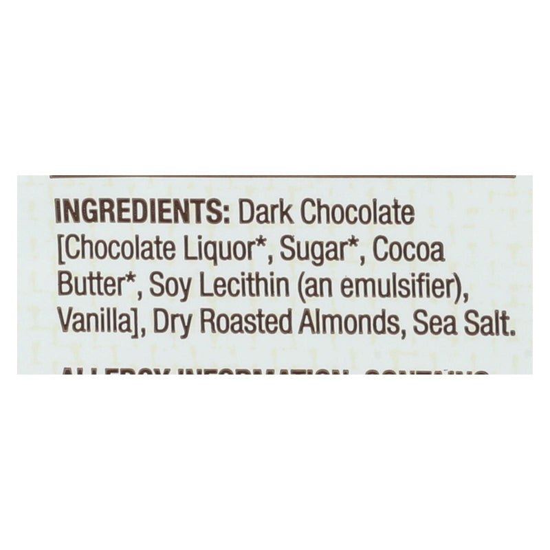 Bark Thins Bark Thins Dark Chocolate - Almond With Sea Salt - Case Of 12 - 4.7 Oz. - GreatEagleInc