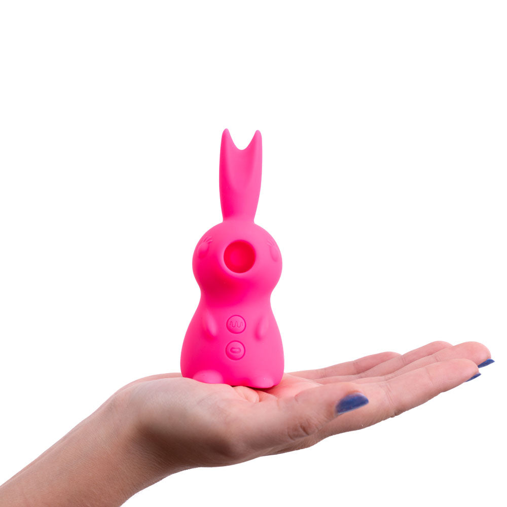 Hunni Bunny Shaped Suction Vibrator - GreatEagleInc