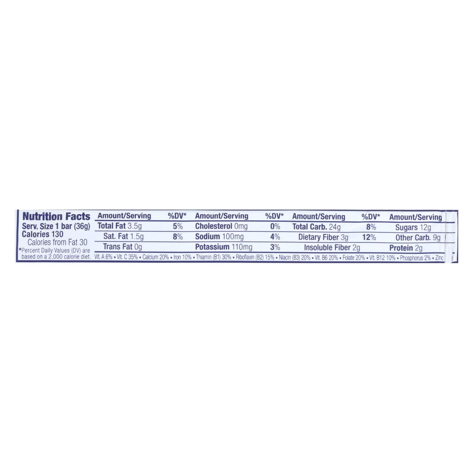 Clif Bar Zbar - Organic Chocolate Chip - Case Of 18 - 1.27 Oz - Eco-Friendly Home & Grocery