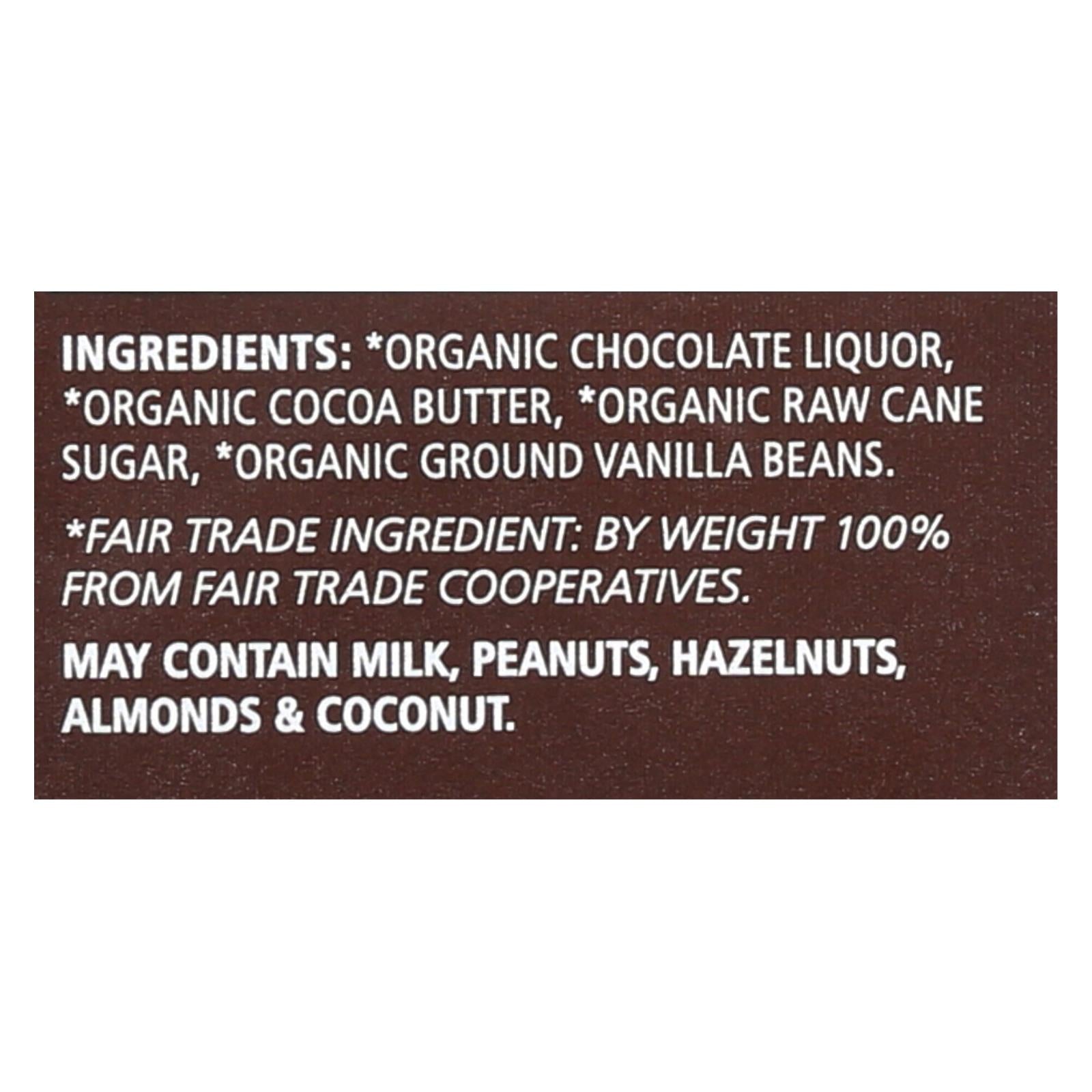 Equal Exchange Organic Chocolate Bar - Extreme Dark - Case Of 12 - 2.8 Oz. - GreatEagleInc