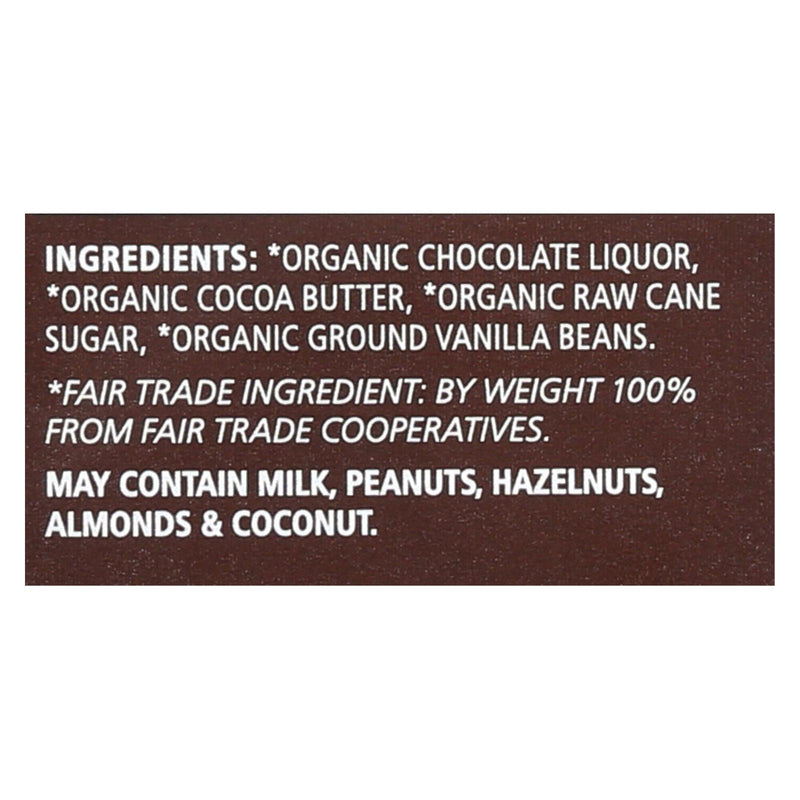 Equal Exchange Organic Chocolate Bar - Extreme Dark - Case Of 12 - 2.8 Oz. - GreatEagleInc