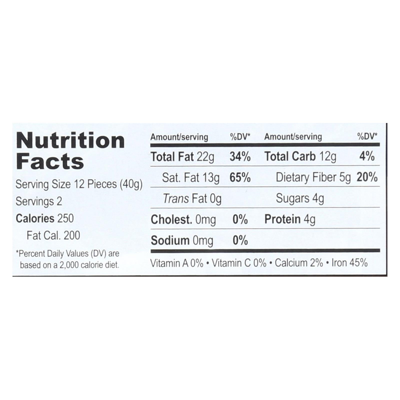 Equal Exchange Organic Chocolate Bar - Extreme Dark - Case Of 12 - 2.8 Oz. - GreatEagleInc