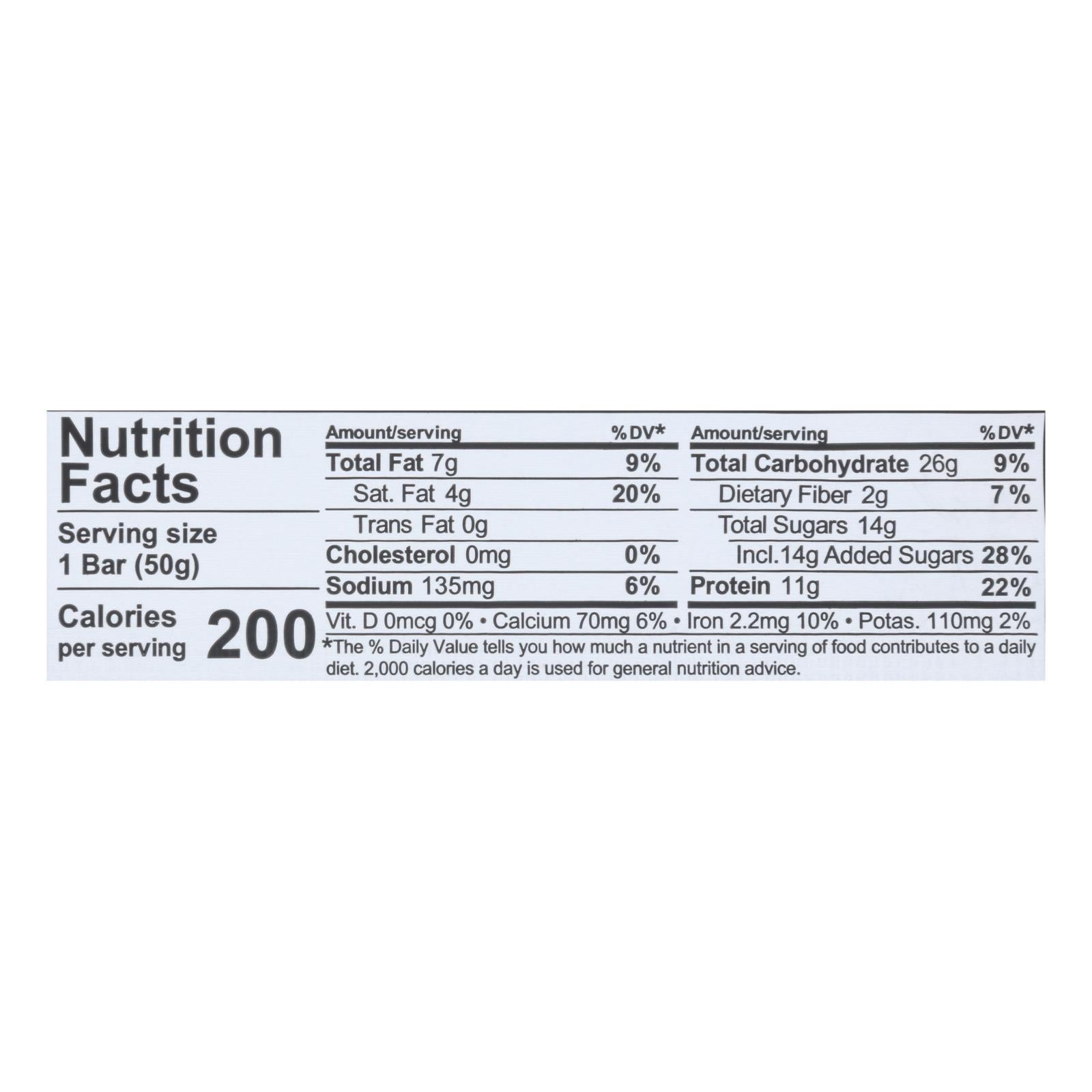 Nugo Nutrition Bar - Dark - Mocha Chocolate - 50 G - Case Of 12 - GreatEagleInc