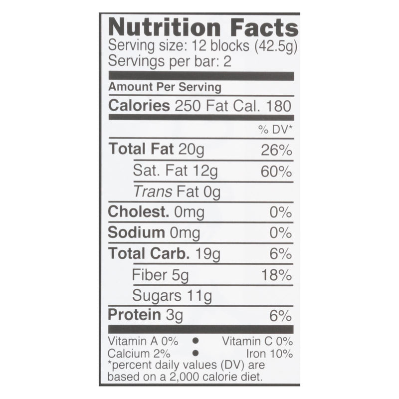 Divine - Bar Chocolate Dark 70% Cocoa - Case Of 12 - 3 Oz - GreatEagleInc