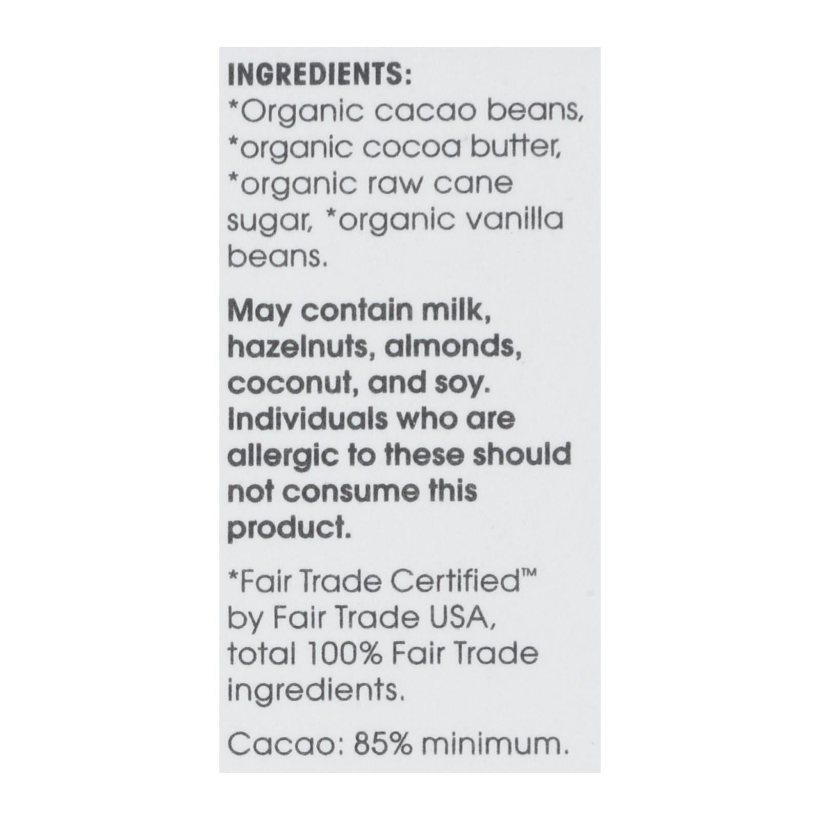 Alter Eco Americas Organic Chocolate Bar - Dark Blackout - 2.82 Oz Bars - Case Of 12 - Eco-Friendly Home & Grocery