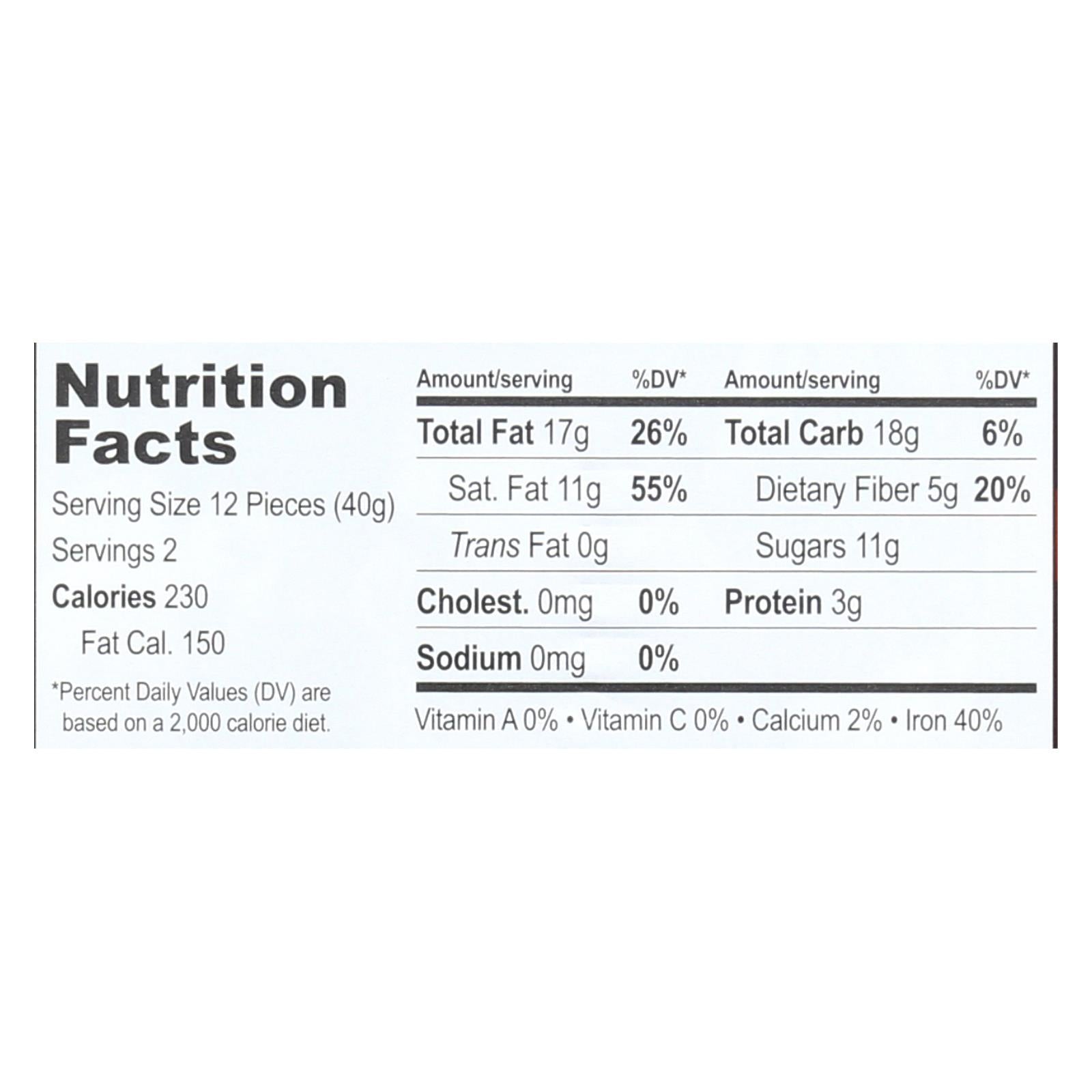 Equal Exchange Organic Chocolate Bar - Very Dark - Case Of 12 - 2.8 Oz. - GreatEagleInc