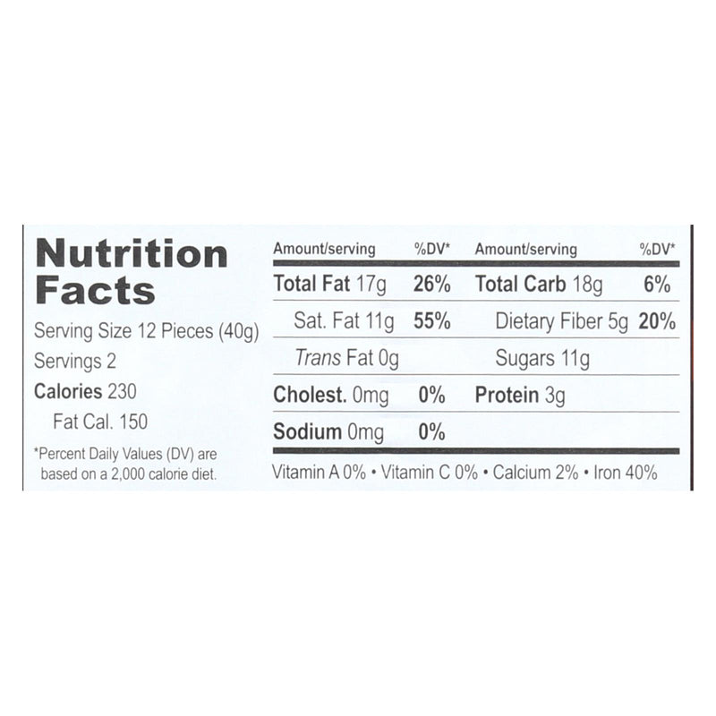 Equal Exchange Organic Chocolate Bar - Very Dark - Case Of 12 - 2.8 Oz. - GreatEagleInc