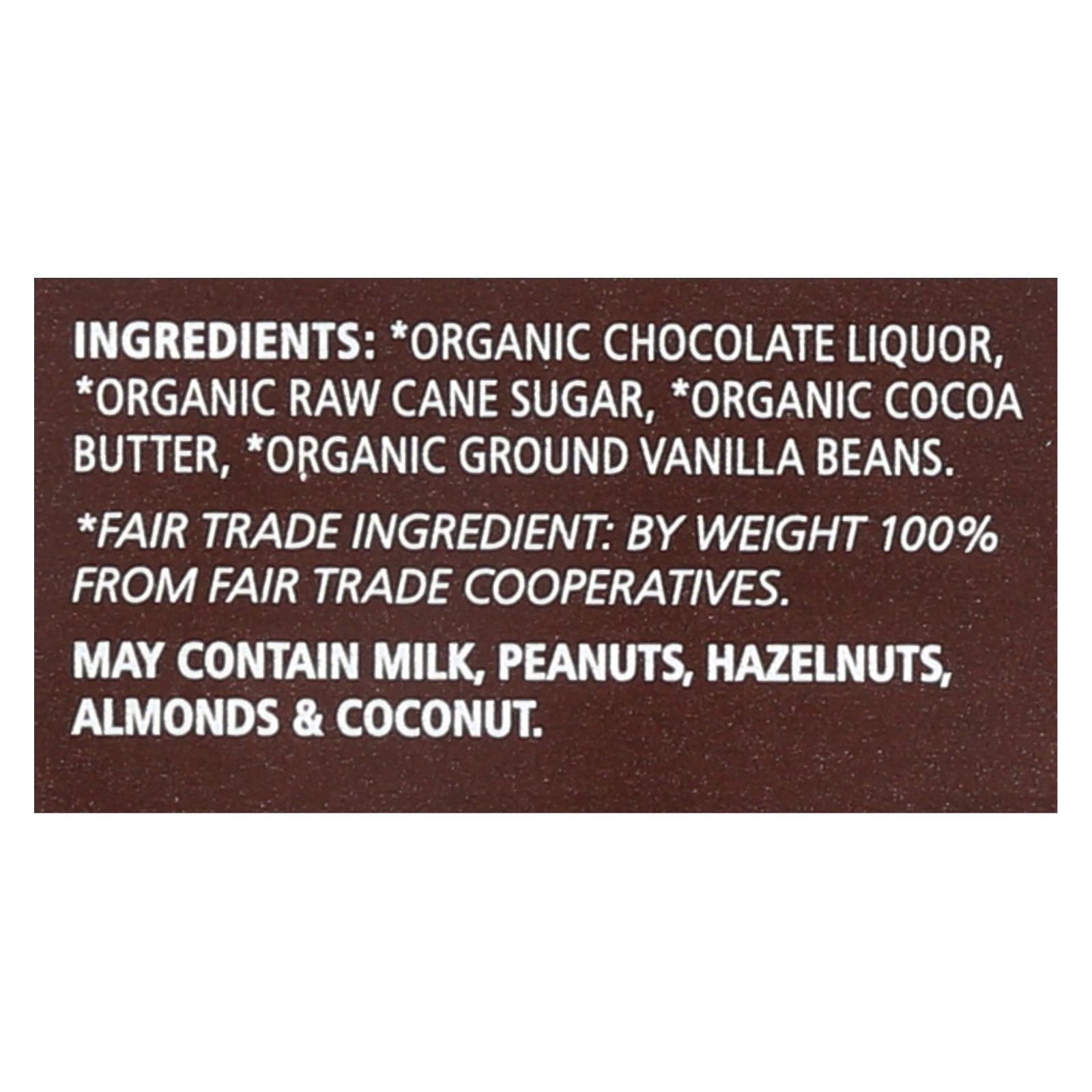 Equal Exchange Organic Dark Chocolate Bar - Panama Extra - Case Of 12 - 2.8 Oz. - GreatEagleInc