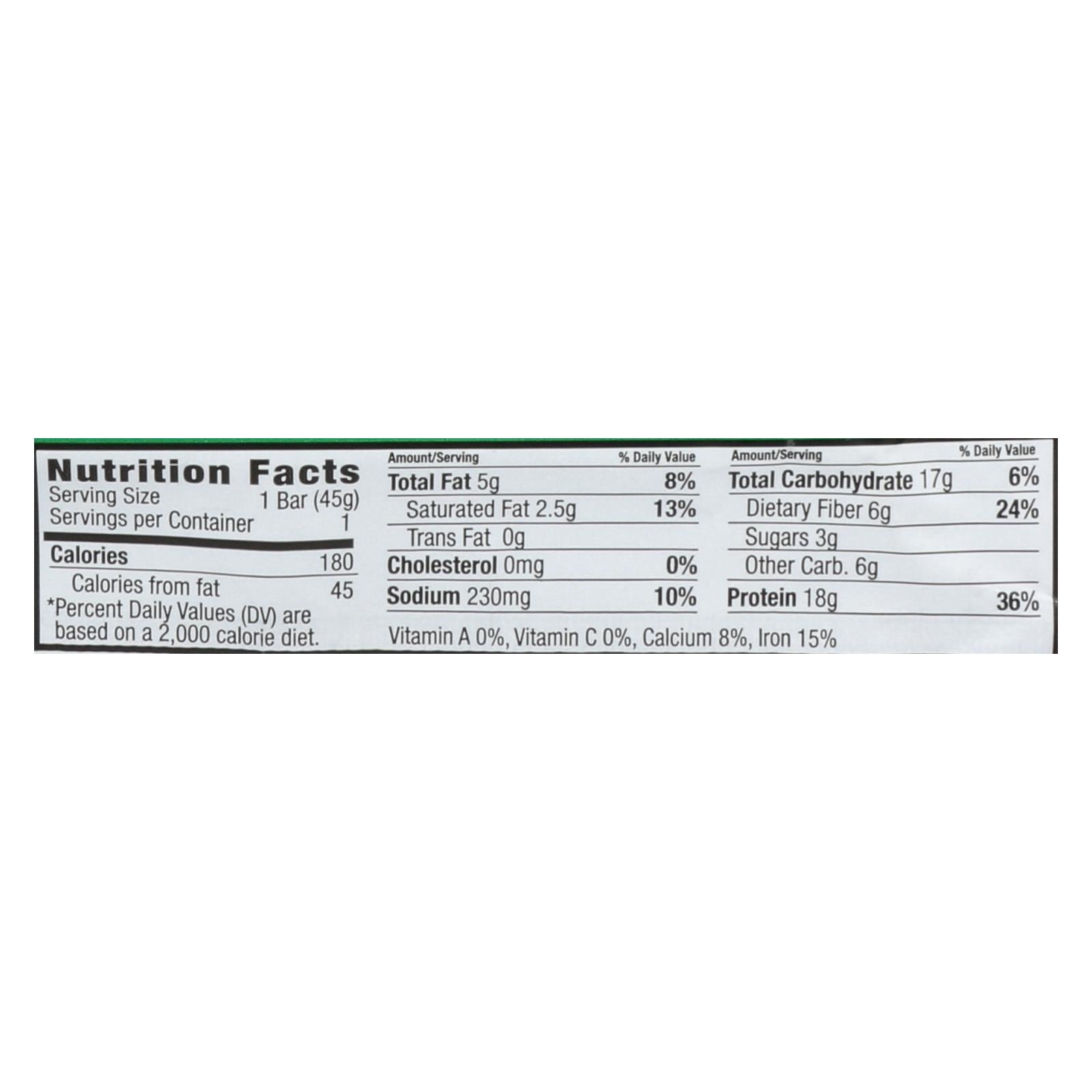 Nugo Nutrition Bar Nugo Slim Bar - Chocolate Mint - Case Of 12 - 1.59 Oz - GreatEagleInc