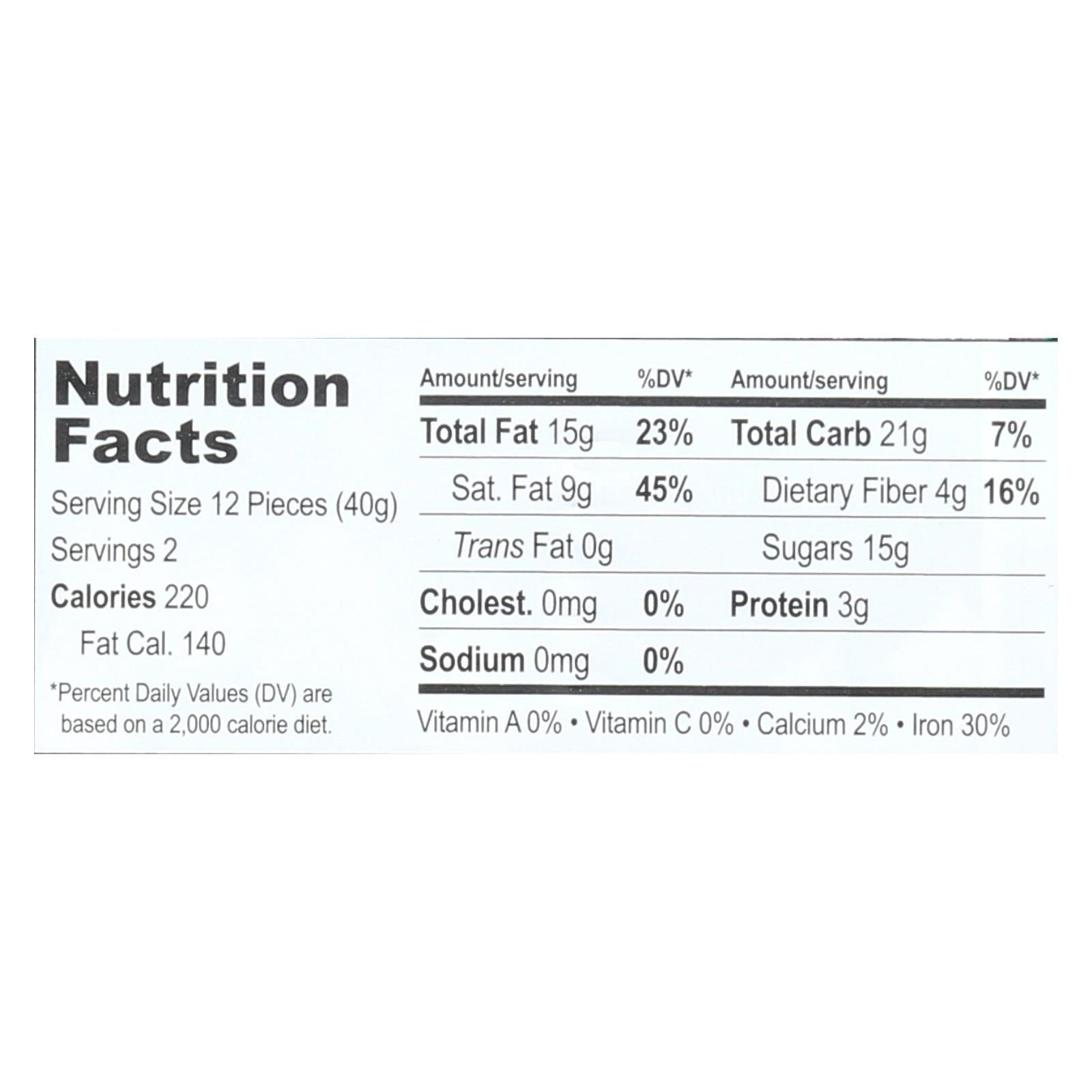 Equal Exchange Organic Dark Chocolate Bar - Mint Crunch - Case Of 12 - 2.8 Oz. - GreatEagleInc