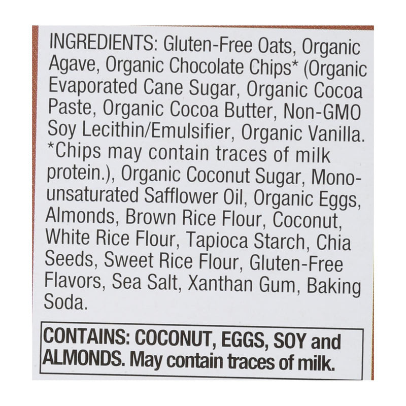 Pamela's Products - Oat Chocolate Chip Whenever Bars - Coconut - Case Of 6 - 1.41 Oz. - GreatEagleInc