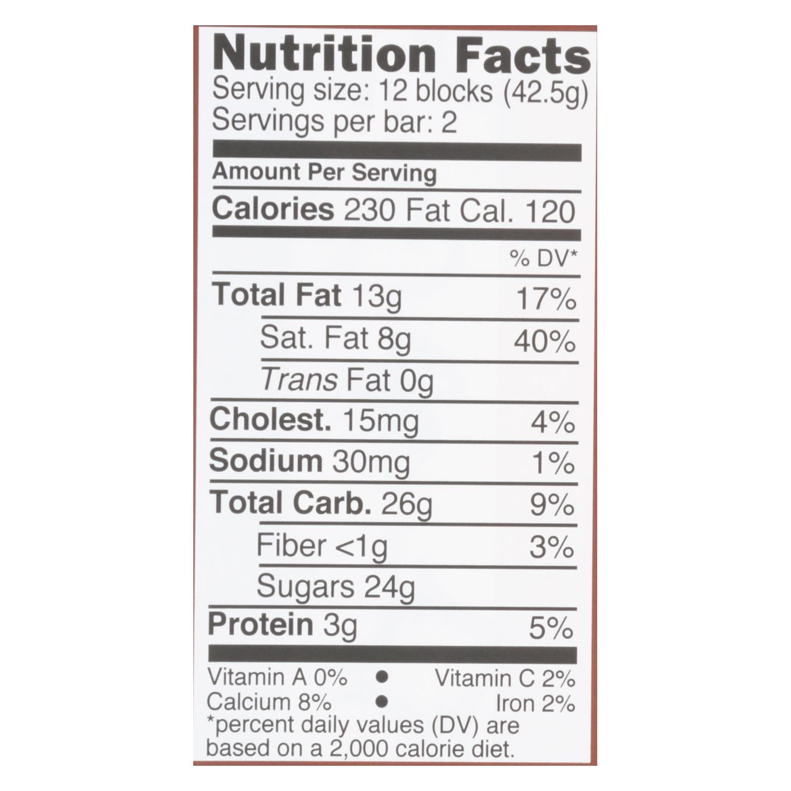 Divine - Bar Milk Chocolate - Case Of 12 - 3 Oz - GreatEagleInc