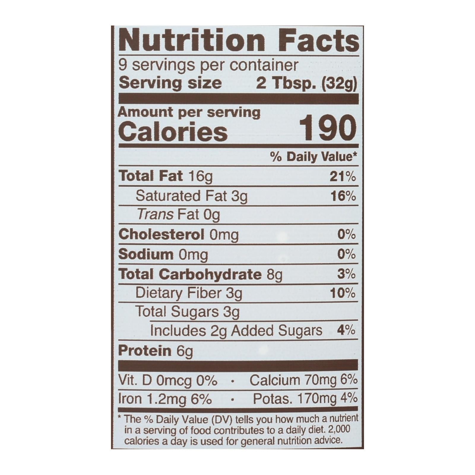 Barney Butter Chocolate Almond Butter Blend  - Case Of 6 - 10 Oz - GreatEagleInc