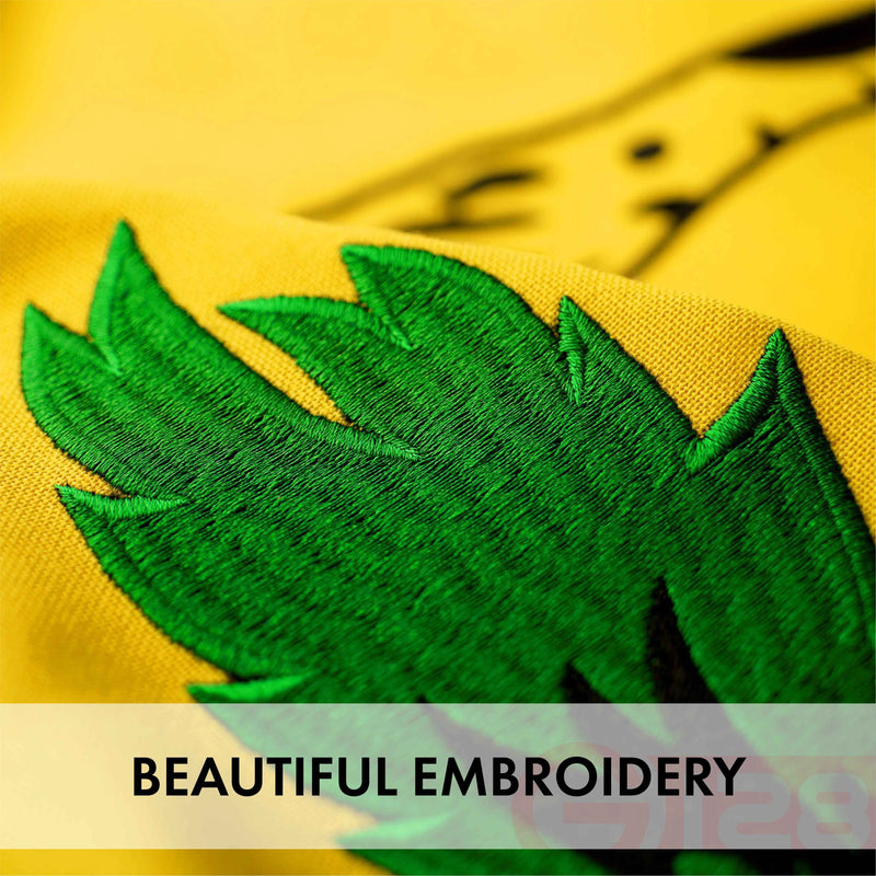 G128 Dont Tread on Me (Gadsden) Flag | 2x3 feet | Heavy Duty Spun Polyester 220GSM Embroidered, Tough, Durable, Indoor/Outdoor, Vibrant Colors, Brass Grommets