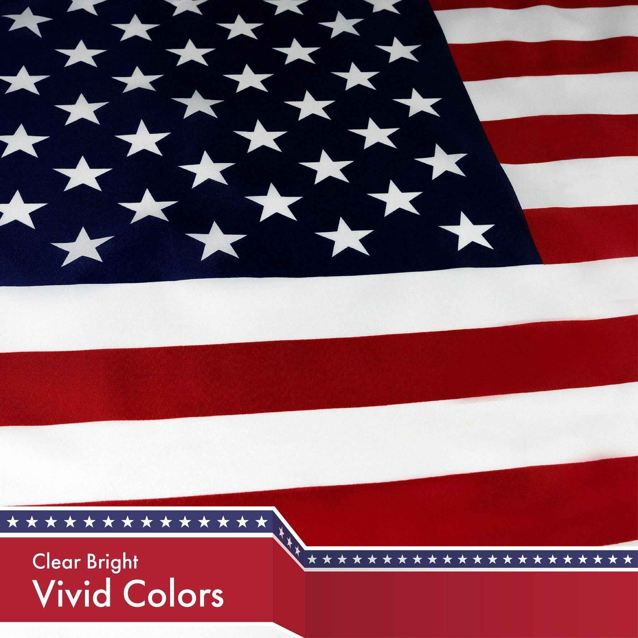 G128 Combo Pack: USA American Flag 3x5 Ft 150D Printed Stars & Cuba Flag 3x5 Ft 150D Printed