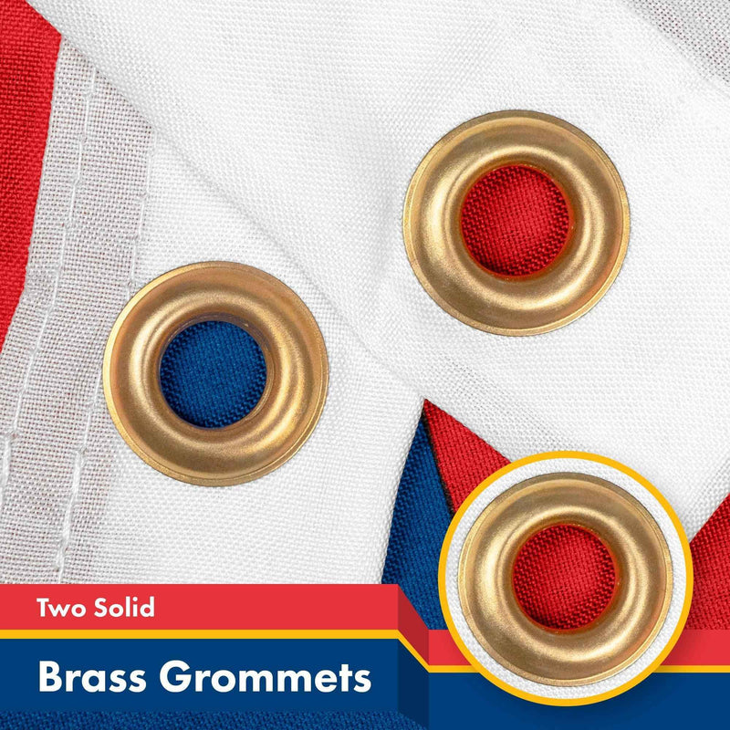 Serbia Serbian Flag 3x5 Ft 2-Pack 150D Printed Polyester By G128