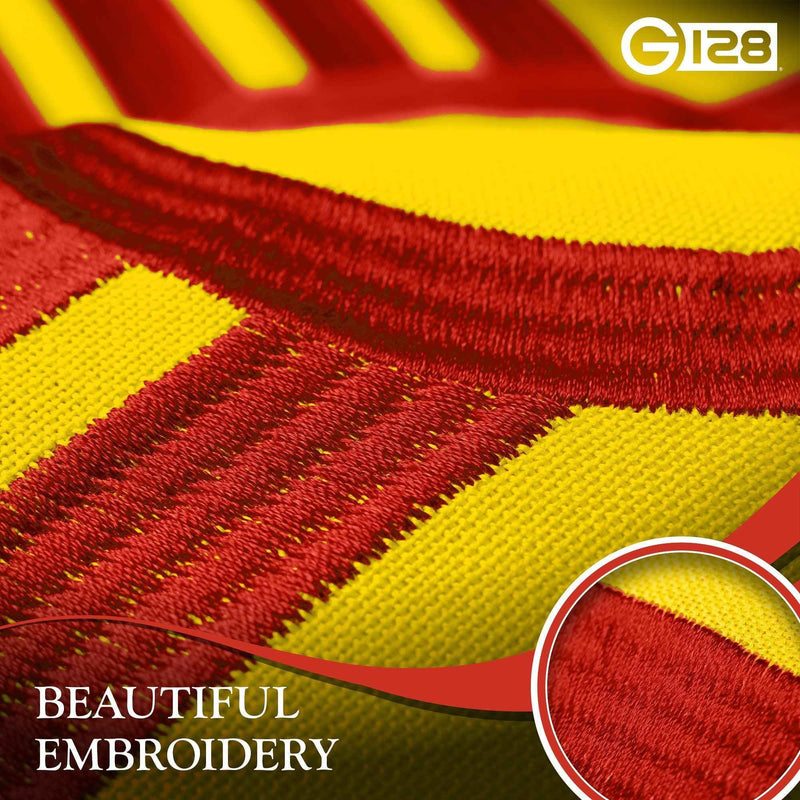 G128 2 Pack: New Mexico NM State Flag | 5x8 Ft | StormFlyer Series Embroidered 220GSM Spun Polyester | Embroidered Design, Indoor/Outdoor, Brass Grommets, Heavy Duty, All Weather