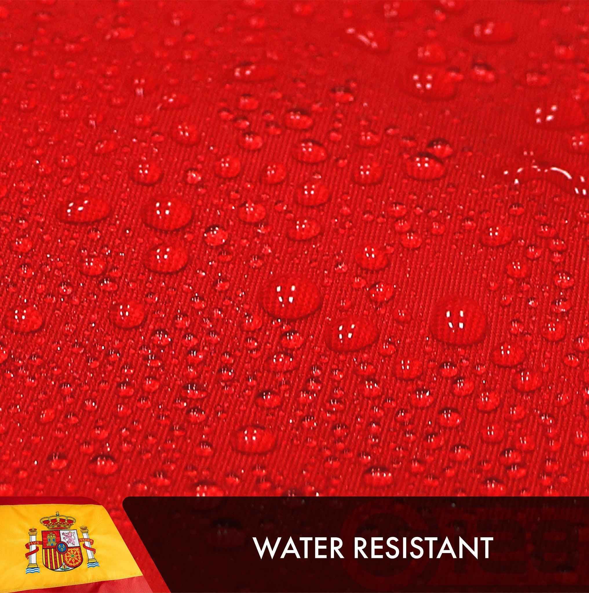 Spain Spanish Flag 3x5 Ft 5-Pack Double-sided Embroidered Polyester By G128