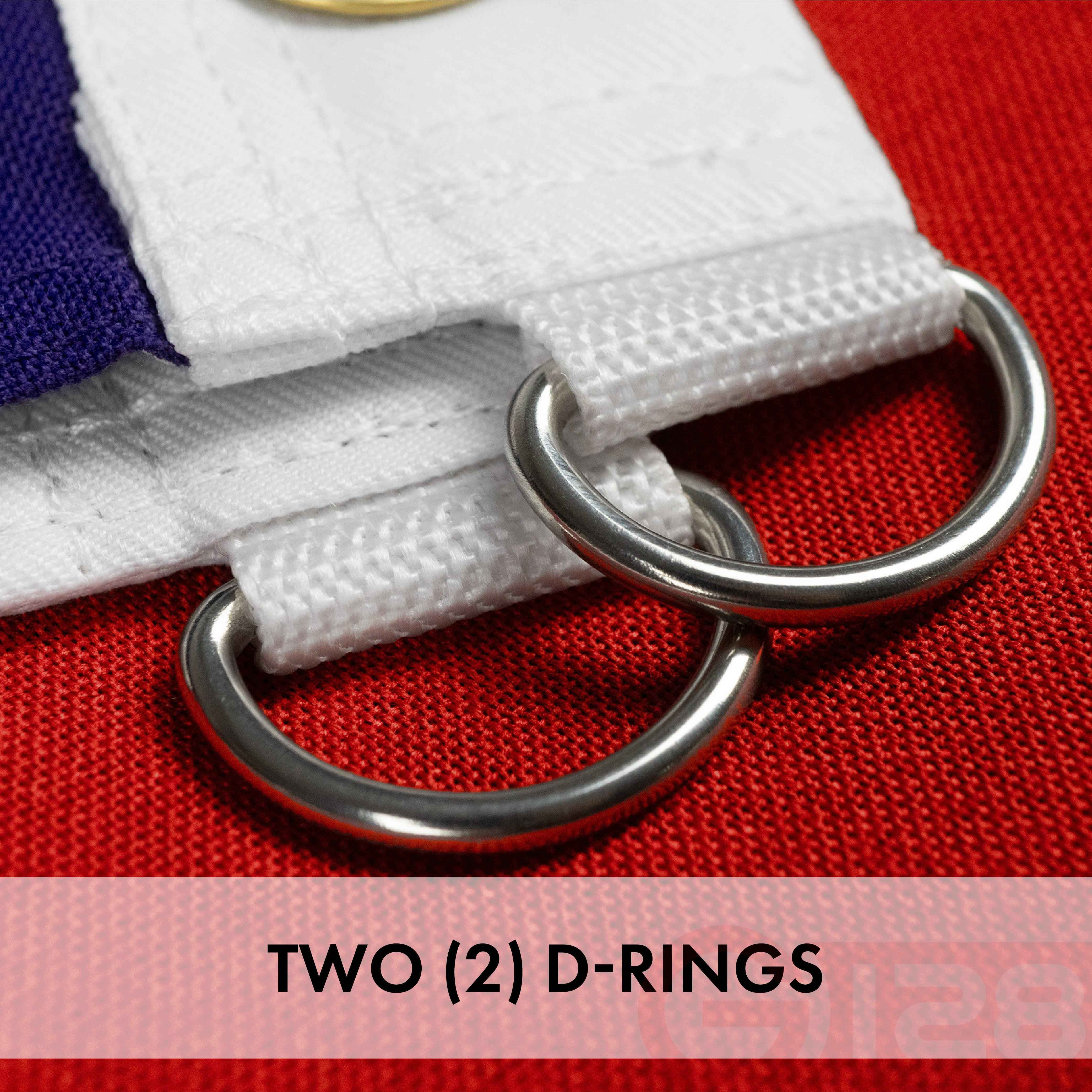 American Flag 220GSM Embroidered Spun Polyester 6x10 Ft