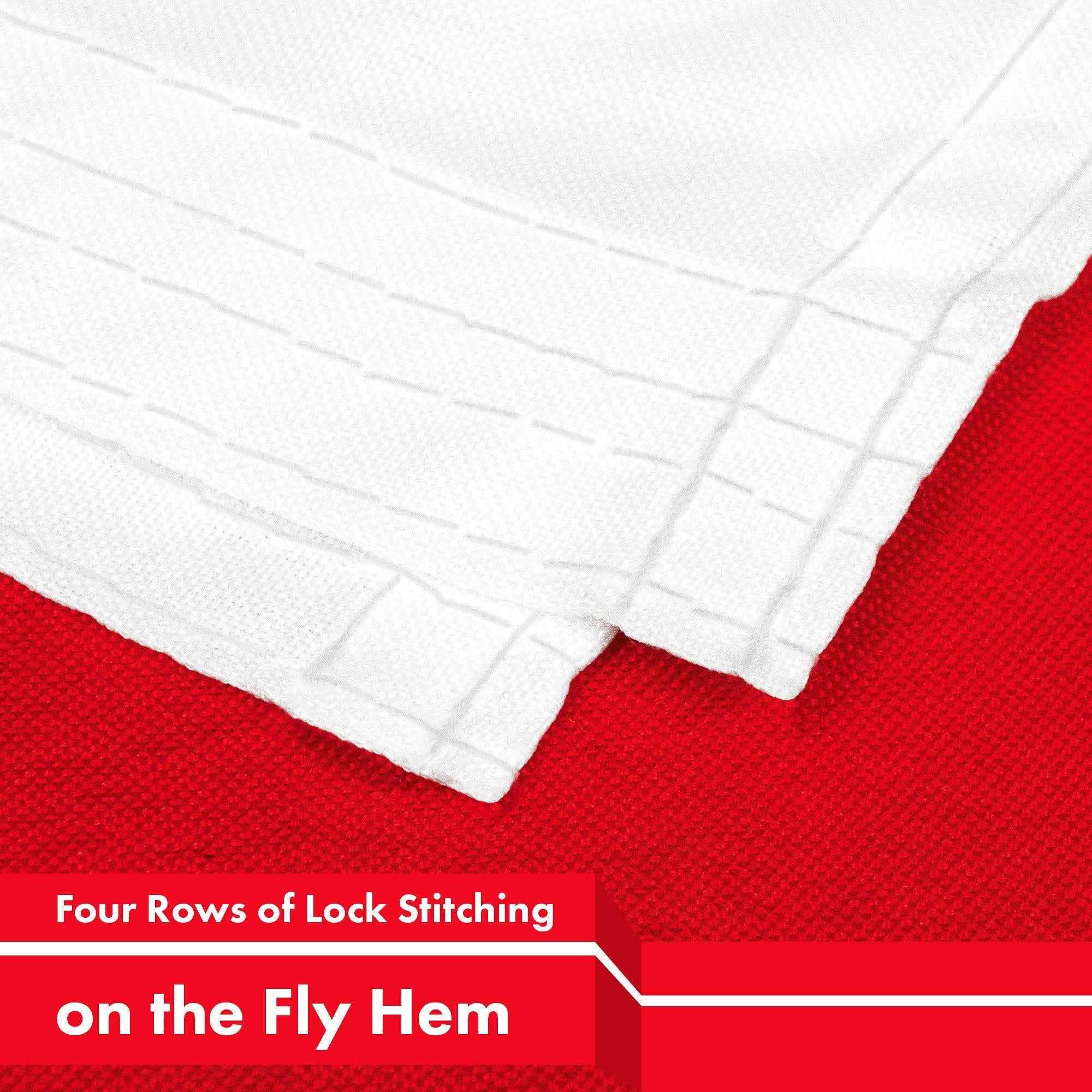 G128 Combo Pack: USA American Flag 3x5 Ft 150D Printed Stars & England (English) Flag 3x5 Ft 150D Printed