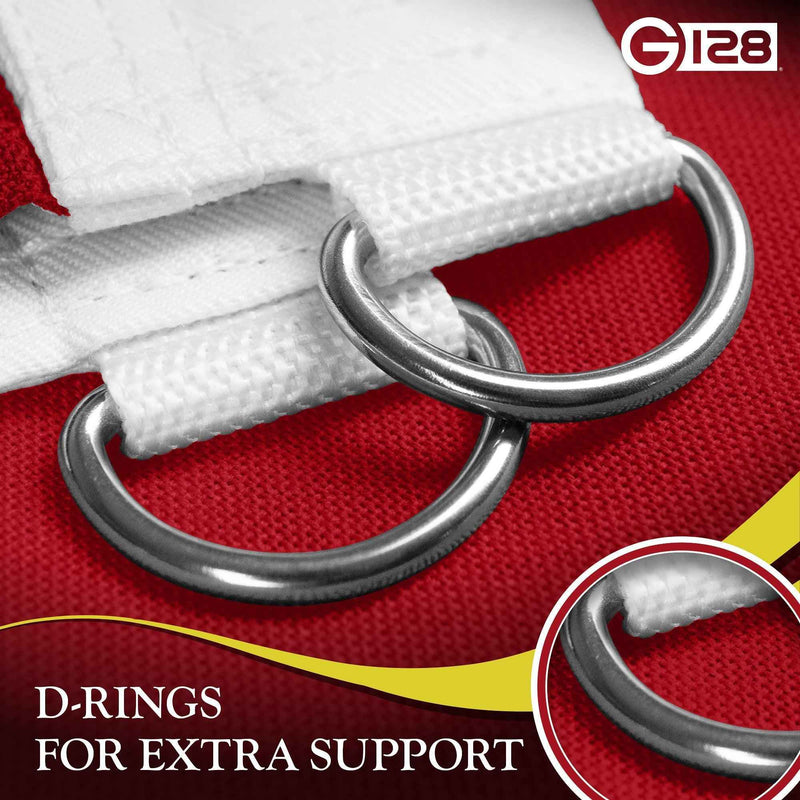 G128 2 Pack: Florida FL State Flag | 6x10 Ft | StormFlyer Series Embroidered 220GSM Spun Polyester | Embroidered Design, Indoor/Outdoor, Brass Grommets, Heavy Duty, All Weather