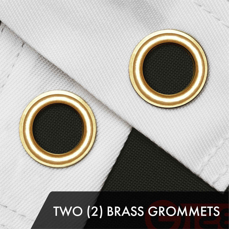 G128 Pirate Jolly Roger Swords Flag | 2x3 Ft | ToughWeave Series Embroidered 300D Polyester | Novelty Flag, Embroidered Design, Indoor/Outdoor, Brass Grommets