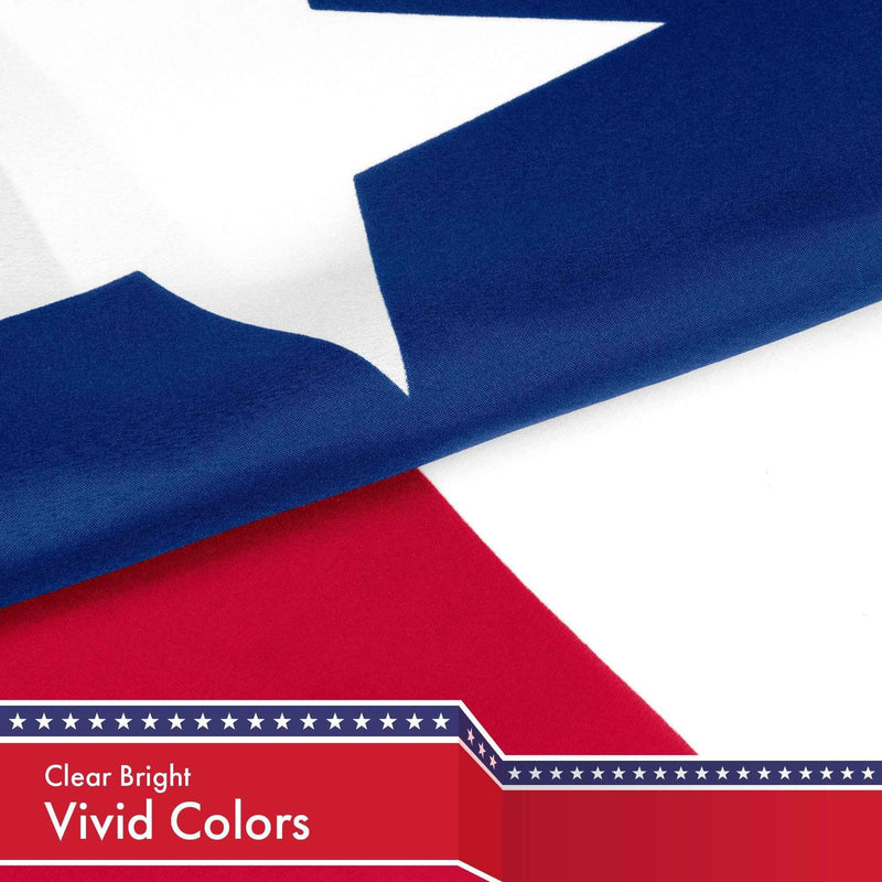 Texas TX State Flag 3x5 Ft 10-Pack 150D Printed Polyester By G128