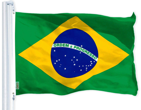 G128 - Brazil (Brazilian) Flag | 3x5 feet | Printed 150D