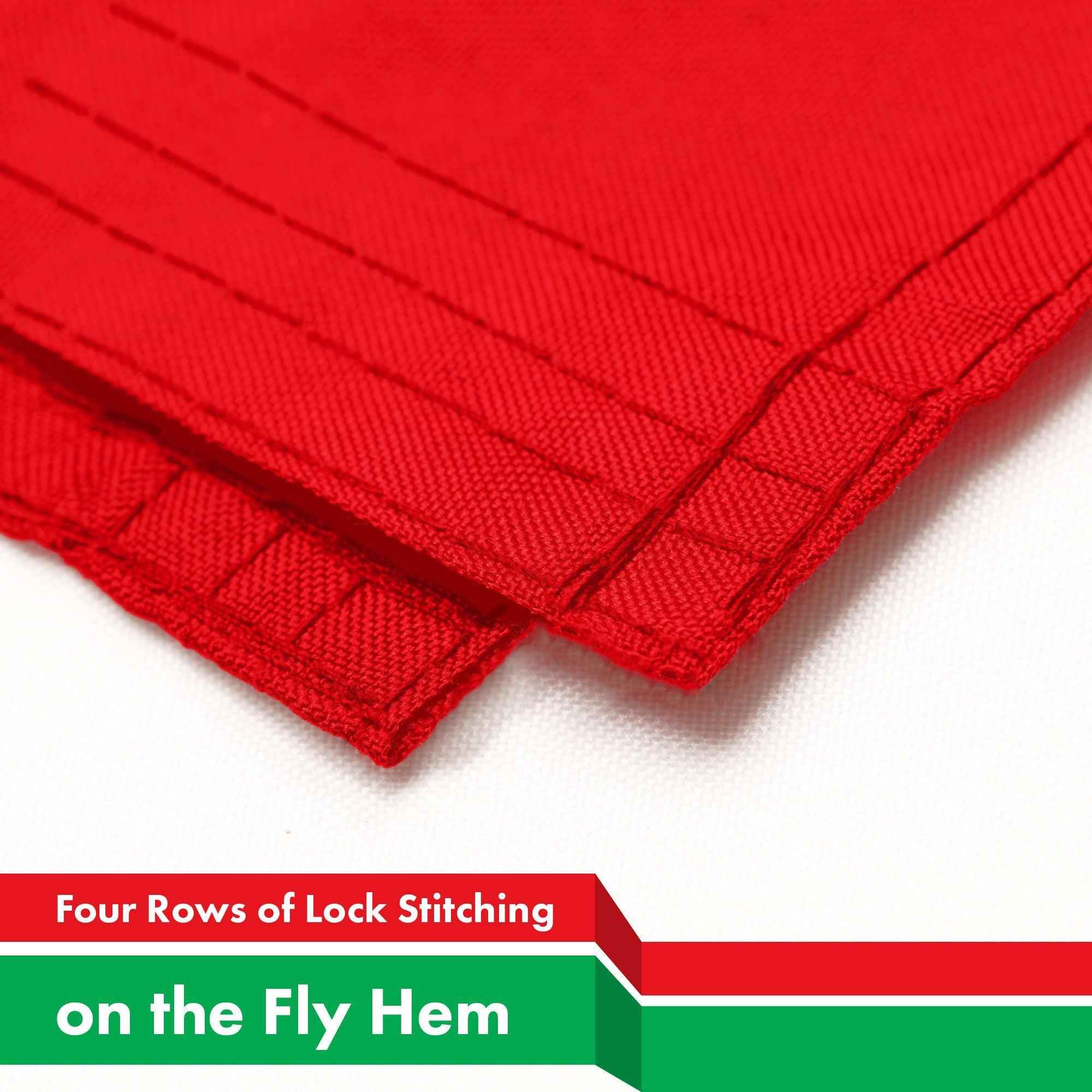 G128 3 Pack: Lebanon Lebanese Flag | 3x5 Ft | Printed 150D Polyester - Indoor/Outdoor, Vibrant Colors, Brass Grommets, Quality Polyester, Much Thicker More Durable Than 100D 75D Polyester