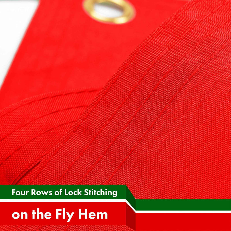 G128 Combo Pack: American USA Flag 3x5 Ft & Italy Italian Flag 3x5 Ft | Both LiteWeave Pro Series Printed 150D Polyester, 4 Corner Brass Grommets, Perfect For Balcony/Wall