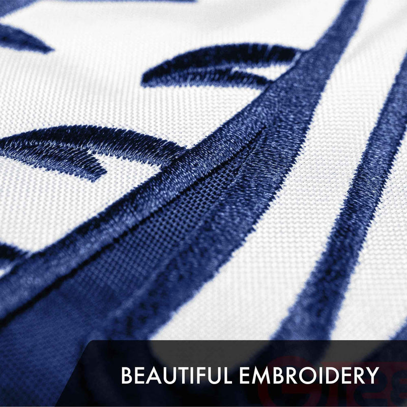 G128 South Carolina State Flag | 2.5x4 Ft | ToughWeave Series Embroidered 300D Polyester | Embroidered Design, Indoor/Outdoor, Brass Grommets