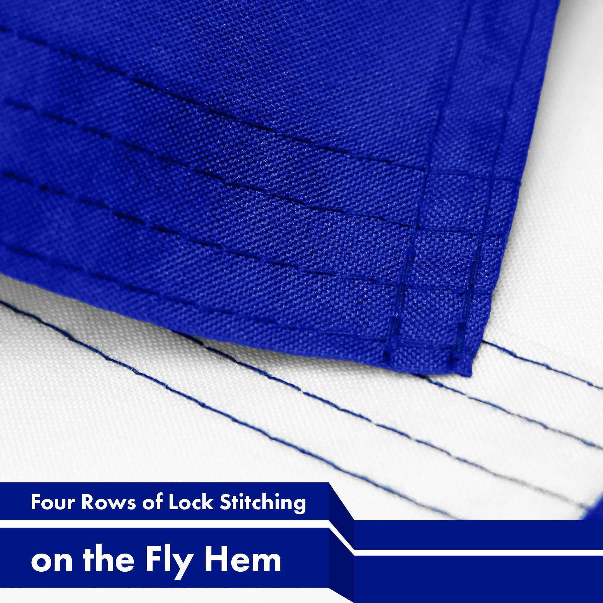 Greece Greek Flag 3x5 Ft 3-Pack 150D Printed Polyester By G128